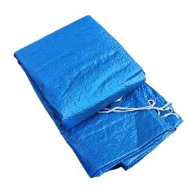 8ft Swimming Pool Round Cover Protector Dustproof Waterproof Paddling Pool Cover (Option: 10FT)